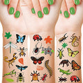 Maitys 288 Pcs Insect Tattoos Bug Temporary Tattoos Reptile Insect Bees, Spiders, Beetles, Butterflies, Arts and Crafts, Bug Party Favor Butterfly Birthday Party Supplies