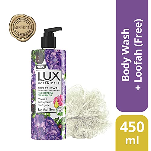 Lux Botanicals Skin Renewal Shower Gel Natural Extracts, No Paraben - 450 ml /15.2 Fl.Oz