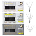 3D+4D+5D 3 Pieces W Shape Eyelashes EXTENSIONS Combination Sale(0.07D-MIX8-15mm)