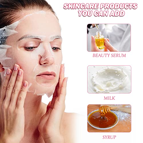 NC 100 pcs Compressed Facial Mask Sheet Skin Care DIY Compressed Disposable Facial Masks Skin Care Face Sheet Facial Paper Natural Cotton Wrapped Paper