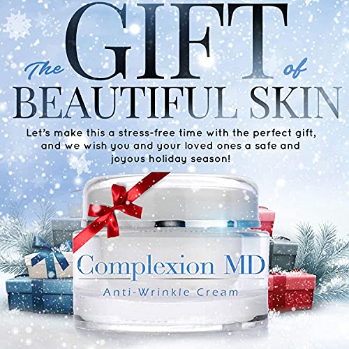 Antioxidant Rescue Cream and Complexion MD Advanced Anti-Wrinkle Cream ? Clinically Tested Multi-Peptide with Hyaluronic Acid ? Face Moisturizer ? Hypoallergenic for All Skin Types ? 1 Oz (2 items)
