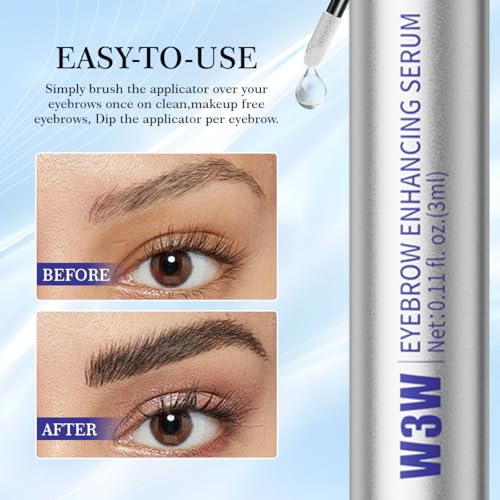 Eyebrow Growth Serum£¬Eyebrow Serum to Grow Brows 3ML,To Boost Longer Fuller and Thicker Looking Eyebrows,No Prostaglandins, Vegan & Non?Irritating