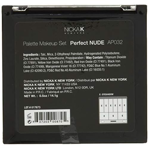 NICKA K Perfect 9 Nude Eyeshadow Palette Set