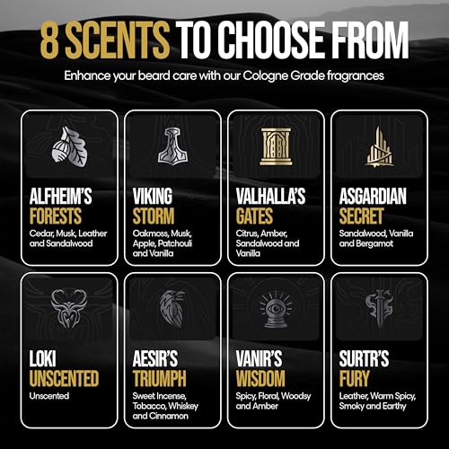 The Beard Struggle - Radiance Beard Wash & Conditioner Bundle for Men - Platinum Collection - Pack of 2, Surtr's Fury - Nourish, Cleanse, Softens, & Strengthens Beard