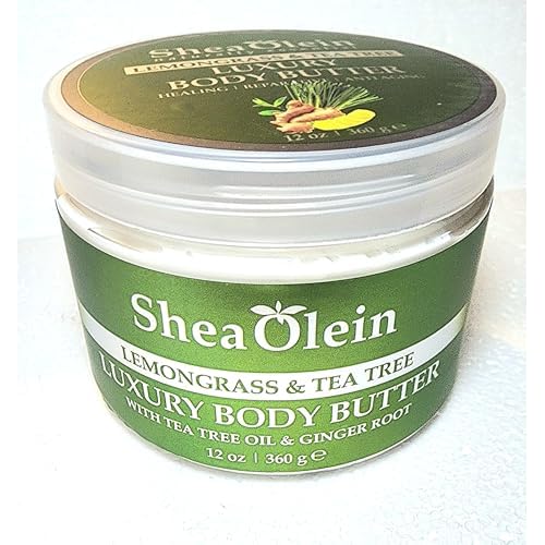 Shea Olein Luxury Body Butter (Lemongrass & Tea Tree Luxury Body Butter (12oz))