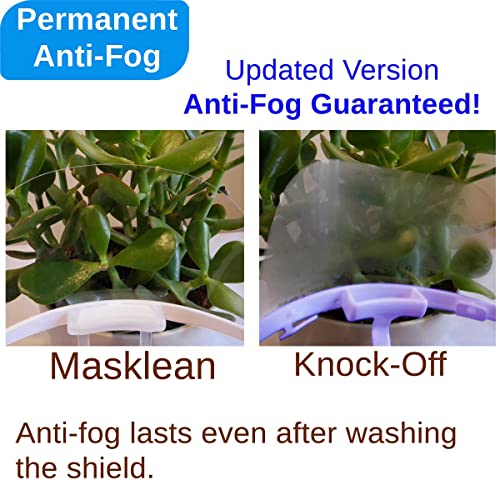 1 Box(5 Masks w/Pouch) Clear Transparent Sanitary Mask Anti-Fog Face Mouth Shield Spit Guard Reusable Permanent makeup microblading catering