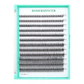 Bodermincer 120pcs 0.10mm Thickness Handmade Fish Tail False Lahses Thick Natural Long Black Individual False Eyelashes Fake Eye Lashes Extensions Makeup Tool (MIX 8-10-12-14-16mm)