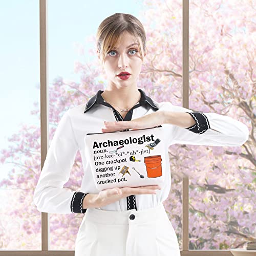 GJTIM Archaeologist Definition Makeup Bag - Anthropology Archaeology Artifact Gift for Students Graduation