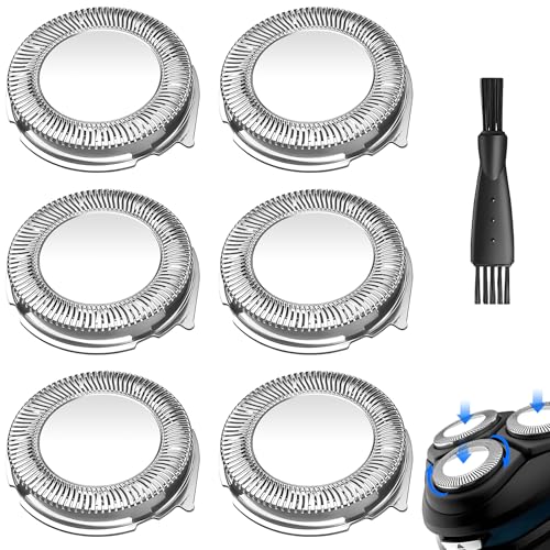 SH30/HQ8 Replacement Heads for Series 1000/2000/3000/PTxxx/ATxxx/HQ7xxx/HQ8xxx Razors ? Upgraded Compatibility, 6-Pack