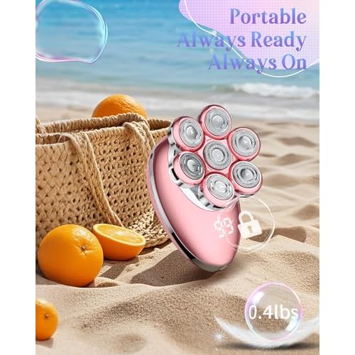 Electric Razors for Women Legs:Cordless Electric Shaver for Women-Wet Dry Womens Electric Shaver-Rechargeable Body Shaver for Smooth Leg Shaving Gift for Her (Pink)