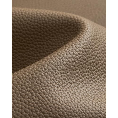 EACHY Travel Makeup Bag, Lychee Leather Large Capacity Cosmetic Bag for Women, Open Flat Toiletry Bag with TPU Brush Compartment, Waterproof Skincare Organizer Travel Essentials