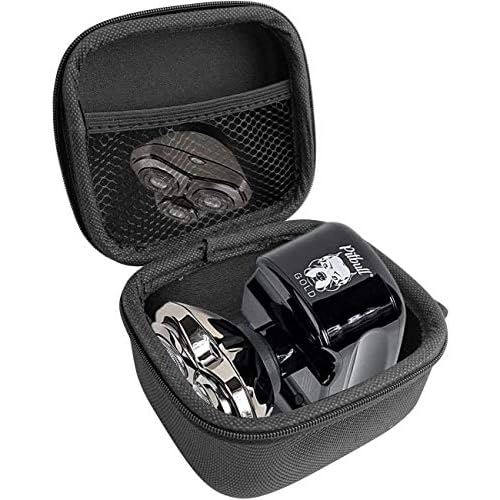 FitSand Hard Case Compatible for Skull Shaver Pitbull Gold PRO GX5 Head and face Shaver