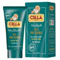 Cella Milano Organic Pre Shave Gel 75ml ? Aloe Vera Enriched Formula for Sensitive Skin and Effortless Razor Glide, Made in Italy