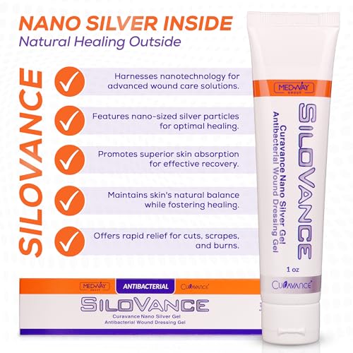 MedVance CuraVance SiloVance Gel - White, 1 Fl Oz (Pack of 1)