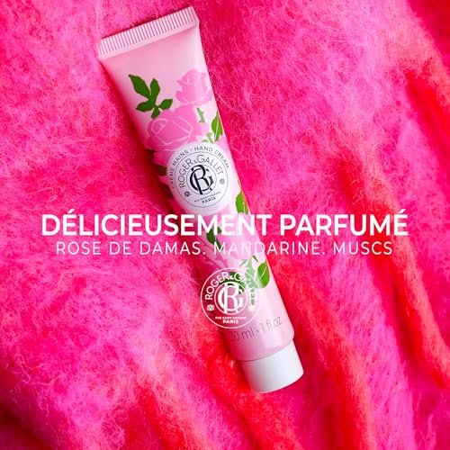 ROGER & GALLET | Hand and Nail Cream | Nourishing Hand Cream & Hand Moisturizer | Hand Lotion Hand Care (Rose | 1 oz)