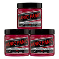 MANIC PANIC Classic Hot Hot Pink Semi Permanent Hair Color - Neon Pink Hair Dye for Women & Men That Lasts 4-6 Weeks - Vegan, Ammonia & Cruelty-Free - Create & Mix Custom Shades (4oz / 3pk)