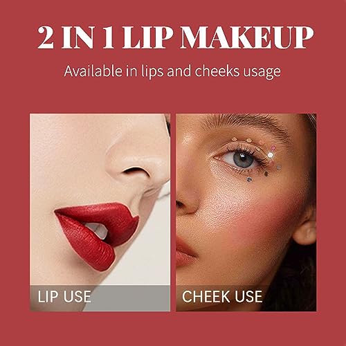 Charm Kiss 4 Colors Matte Lipstick Popular Set, Long Lasting 24 Hours Non-Sticky Velvet Lipstick
