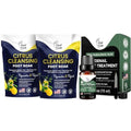 Citrus Detox Foot Soak With Epsom Salts - for Foot Callus, Immune Boost, Damaged Toenail, Athletes Foot, Pedicure & Toenail Repair Liquid