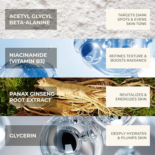 ABERA Kasumi Glowing Cream, Melasma Treatment For Face with Niacinamide & HA, Dark Spot Remover, Reduce Fine Lines, Wrinkles, Anti-aging, with Red Ginseng Extract (1.06 Oz Per Item)(Upgraded Version)