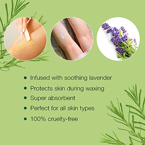 Clean + Easy Absorb Lavender Powder Pre Waxing Treatment | Moisture Absorbent Powder for Hair Removal, 3.5 oz