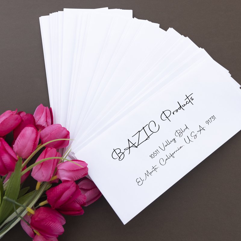 Self Seal White Envelopes Pack of 40 - #10 Mailing Envelopes for Business & Office Use