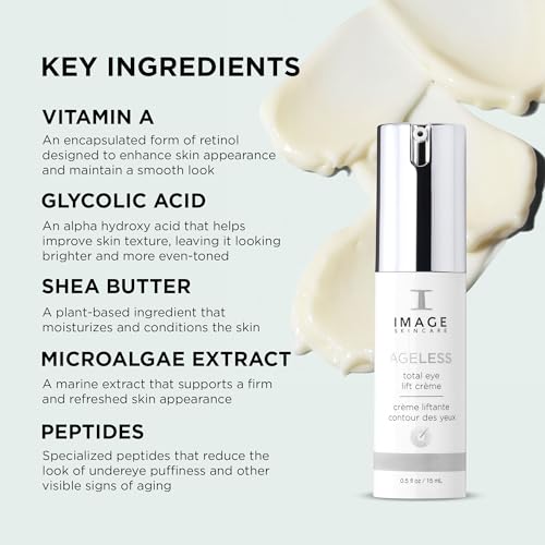 IMAGE Skincare, AGELESS Total Eye Lift Cr?me, Under Eye Circle, Bags and Wrinkle Rescue, 0.5 fl oz