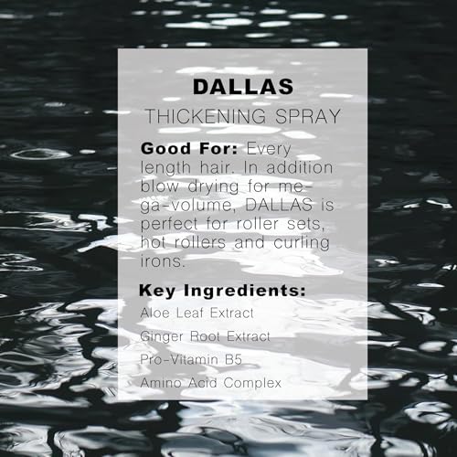 R+Co Dallas Hair Thickening Spray | Volumizing & Texturizing Spray for All Lengths | Adds Volume, Body & Shine | Perfect for Blowouts, Curling Irons & Roller Sets