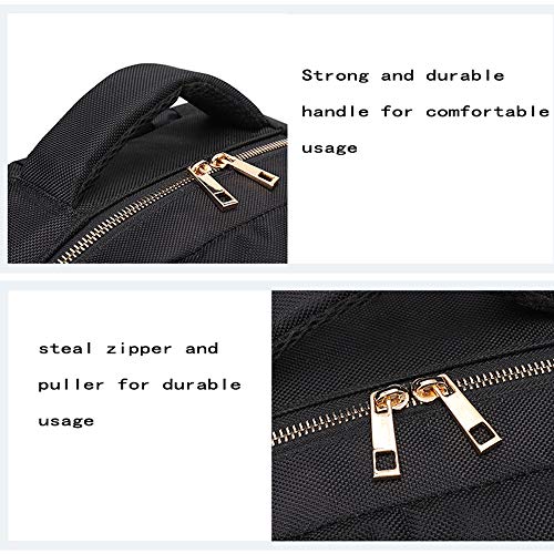 MAXPAND Large Backpack Bag Organizer for Barbers Clippers and Supplies Portable Hairstylist Clipper Backpack Travel Barber Shop Tools Bag 3 in 1 (BLACK), 19 INCHES