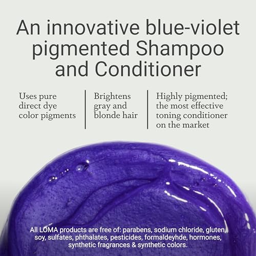 Loma Hair Care Violet Duo: Shampoo and Conditioner
