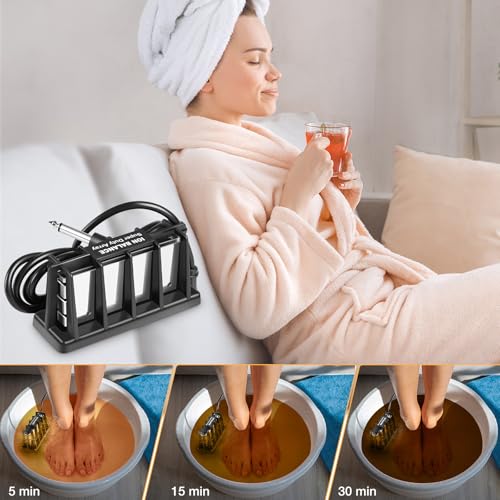 6 Pack Arrays for Ionic Detox Foot Bath Machine, Foot Detox Machine Replacement Arrays, Detox Foot Bath Array for Ionic Detox Foot Bath Spa, Easy to Clean Ion Foot Spa Aarrays (6Pack-L)