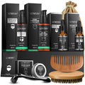 Gifts for Men Beard Grooming Kit, Holiday Gift Beard Kit Set with Beard Oil, Balm, Wash, Brush, Comb & More, Mens Gifts for Him, Dad, Birthday, Boyfriend, Husband, Man
