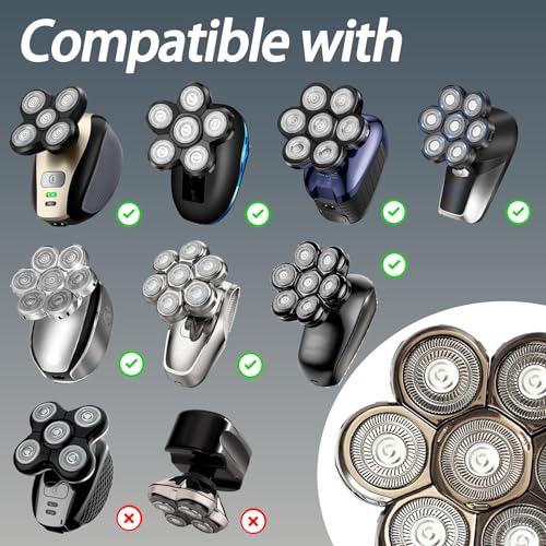 Replacement Head Compatible with Philips Norelco 5000X Series Shavers, Fits Models X5000, X5001, X5002, X5003, X5005, X5009, X5101, X5102, 1 Pack