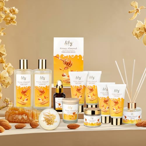 Mothers Day Gifts for Women - 21Piece Luxury Bath and Body Gift Basket Set for Women Men Spa Gift Baskets Set Self Care Gift | Valentines Day, Birthday Gifts, Christmas Gift Sets for Her & Him