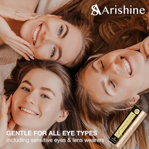Eyelash Growth Serum, Lash & Brow Serum: Peptide Lash & Brow Enhancer for Fuller, Longer-Looking Lashes & Brows ? Ginseng & Amino Acids ? 3 mL