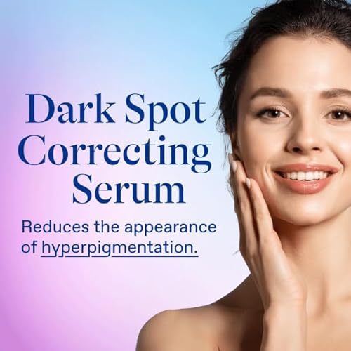 Differin Dark Spot Correcting Face Serum, Dark Spot Correcting Serum by the makers of Differin Gel, Gentle Skin Care for Acne Prone Sensitive Skin, 1 oz (Packaging May Vary)