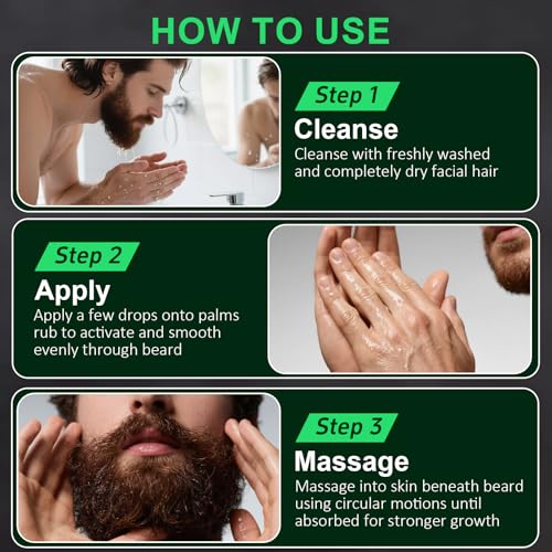 XIKEZAN Beard Oil,Beard Oil for Men,120ml/4.25 OZ Large Volume Sandalwood Natural Beard Growth Oil,Promote Beard Care Growth Mustaches Soften Strength Leave in Conditioner,Unique Gifts for Men Him Dad