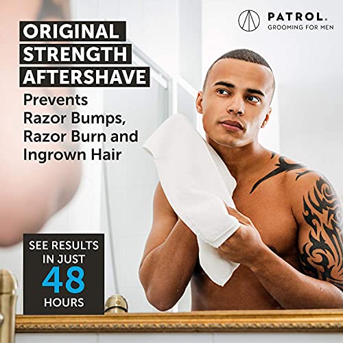 Bump Patrol Original Formula Aftershave Treatment Serum ? Razor Bump Stopper and Ingrown Hair Treatment for Men and Women, Ingrown Hair Serum with Salicylic Acid - 4 oz (Pack of 4)