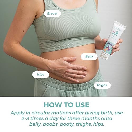 Leska Maternity Stage C Set 2-Pack Bundle | RESTORE All-Over Toning Gel l (Postpartum) | Part of a Complete 3-Stage Pregnancy Skincare System (Set of 2, 4oz each)