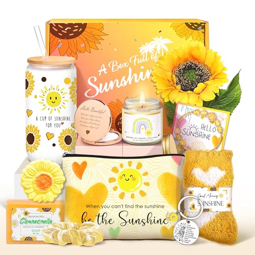 Get Well Care Package for Women, Birthday Gifts for Women, Feel Better Soon Basket, Sympathy and Thinking of You Gifts After Surgery Recovery