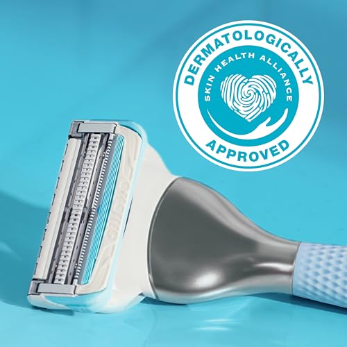 Gillette Venus for Pubic Hair and Skin Shaving Set, Women¡¯s Razor, 1 Handle + 2 Blade Refills + 2-in-1 Cleanser