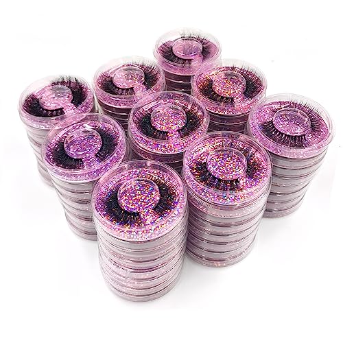 Eyelashes Wholesale Natural Look False Lashes 3D Fluffy Eyelashes Bulk 10 Styles(20 pairs)