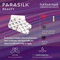 Parasilk Beauty Hot Foot Mask ? 1 Pair Self Contained Paraffin Wax Boots for Intensive Hydration. Infused with Coconut Oil, Argan Oil, Marula Oil, and Vitamin E. One Size Fits Most