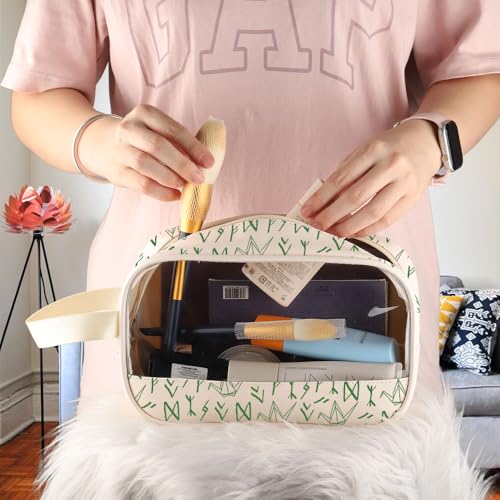 LEVLO Funny Redbone Coonhound Lovers Gifts The Anatomy of A Redbone Coonhound Clever Minds Cosmetic Bags Veterinary Mom Travel Toiletry Bags(Redbone Coonhound)