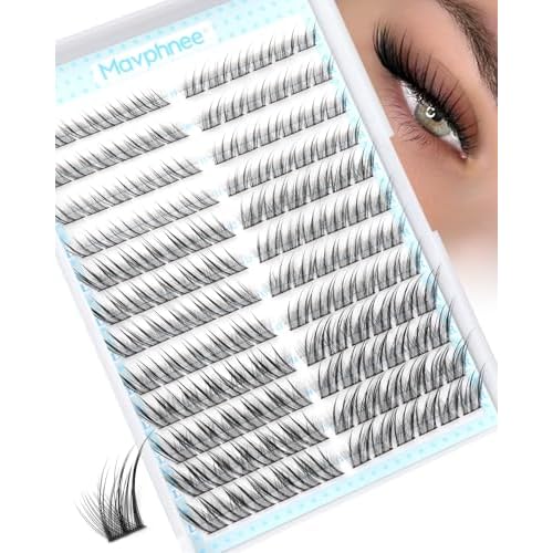 Fox Eye Lash Clusters J-Curly Individuals Eyelash Extension Wet Look Fairy Lash Spikes Cat Eye Lash Extensions Pre-Mapped Natural Eyelash Clusters 144 Pcs 10-15MM Wispy Cluster Lashs