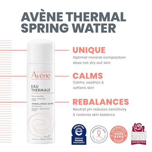 Av?ne Thermal Spring Water, Soothing Calming Facial Mist Spray for Sensitive Skin, Soothes, Softens + Calms Skin, Formulated with Mineral & Biological Properties