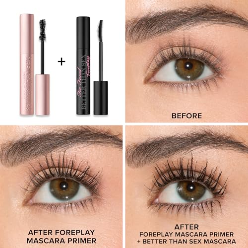 Too Faced Better Than Sex Foreplay Mascara Primer | Mascara Primer Prep, Long Lasting + Volumizing