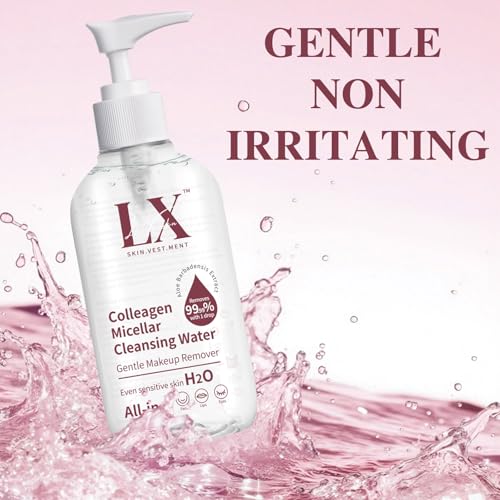 H2O Micellar Water - Makeup Remover Liquid For Eye, Lip & Face Makeup, Hydrating Facial Cleanser Non-Greasy Suitable for All Skin Types