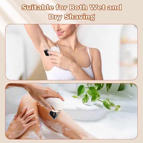 Electric Razors for Women, 7D Electric Shaver for Women, 5 in 1 Lady Shavers, Wet/Dry Bikini Trimmer, Rechargeable Facial Hair Removal, Painless Face Razor for Arms Legs Armpit Pubic Area