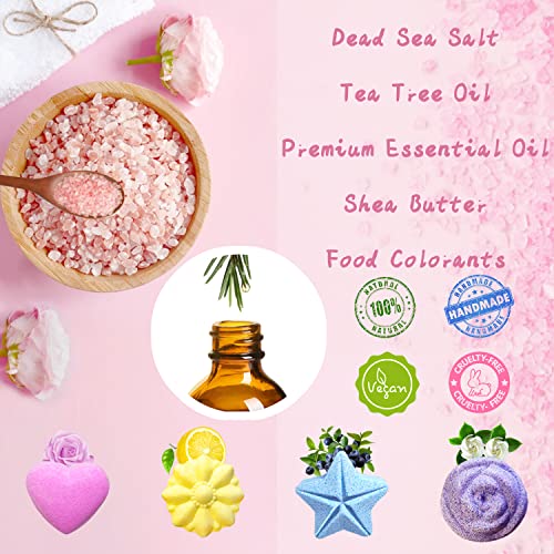 Foot Soaking Tub,Collapsible Bucket,Foot Spa,Foot Bath 16 Pack Foot Soak with Bath Salt and Tea Tree Oil.Foot Bath Soak Tub,Foot Balls for Foot Callus, Dry Cracked, Stubborn Foot Odor Scent.
