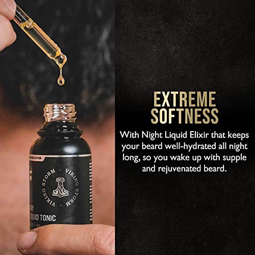 The Beard Struggle Warrior's Beard & Hair Heat Protectant Spray, Balm & Day Liquid Tonic Beard Oil Bundle - Alfheim's Forests